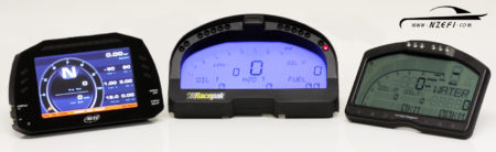 Affordable Display-only Digital-dash Shootout – RacePak IQ3 Street vs. AIM MXS Strada vs. Race Technology Dash2 Pro – Who we picked and why AIM MXS vs Race Technology Dash2 Pro vs RacePak IQ3