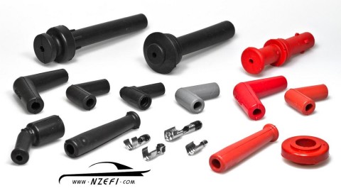 Ignition Lead Components - Coil and Spark Plug Boot and Terminals Ignition Lead Components - Coil and Spark Plug Boot and Terminals