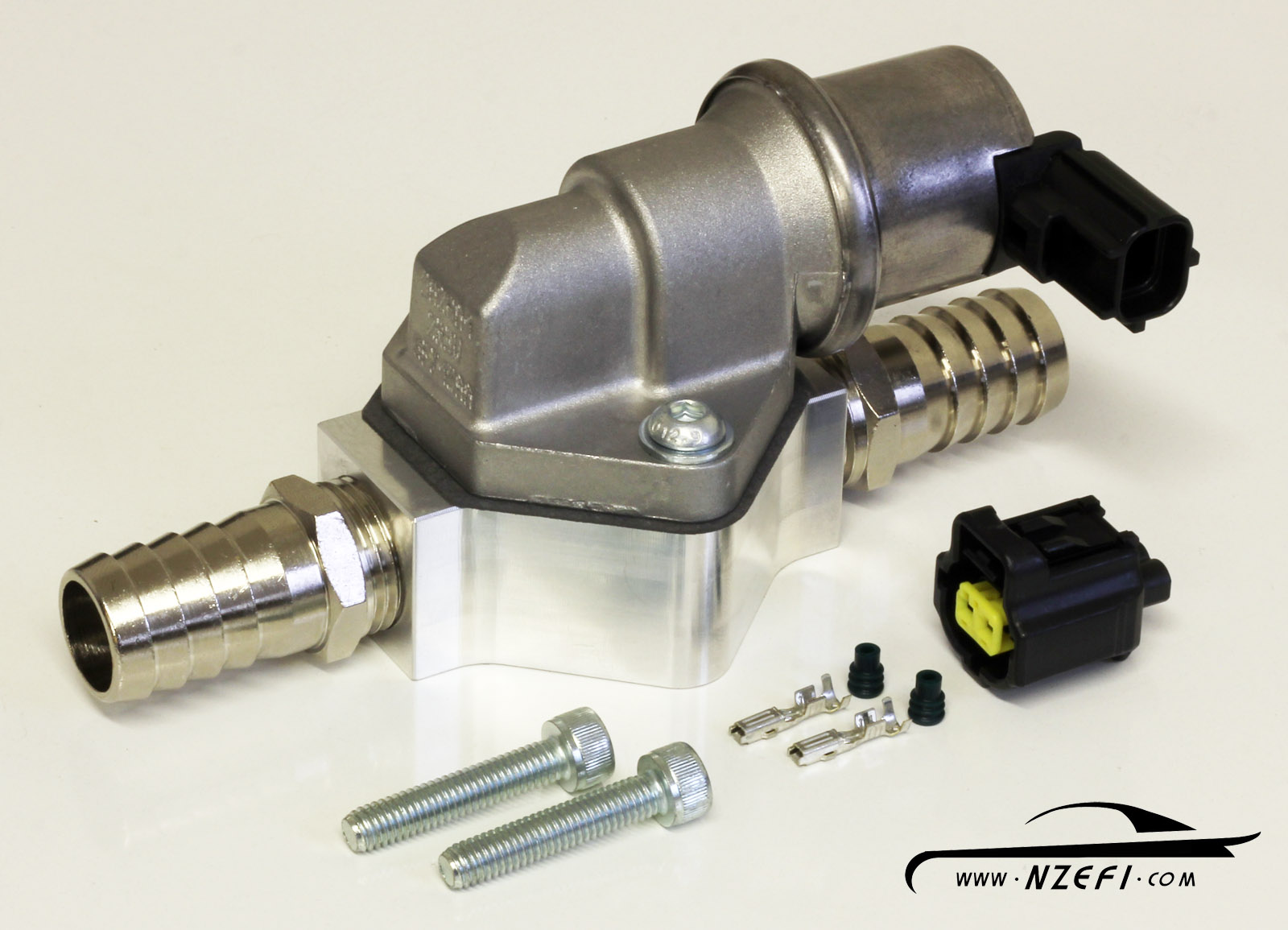 2-Wire Idle Speed Solenoid Kit with Remote Mount and Straight Barb Fittings...