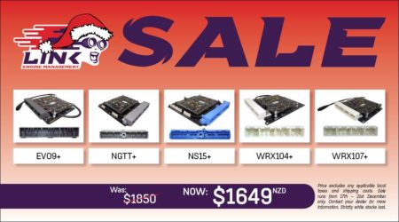Link G4+ Plug-in ECU Sale – 5 Selected Models Only – 17th-21st Dec 2018 Link Plug-in ECU Sale Dec18